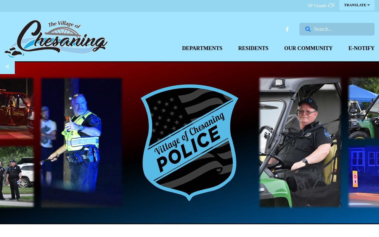Chesaning Police Department official webpage